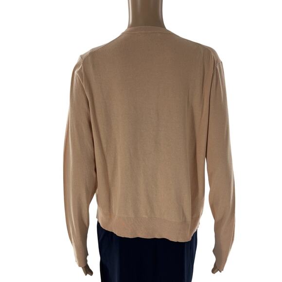 J. Crew Camel Tan Jackie Cotton Blend Cardigan Sweater - Picture 8 of 12